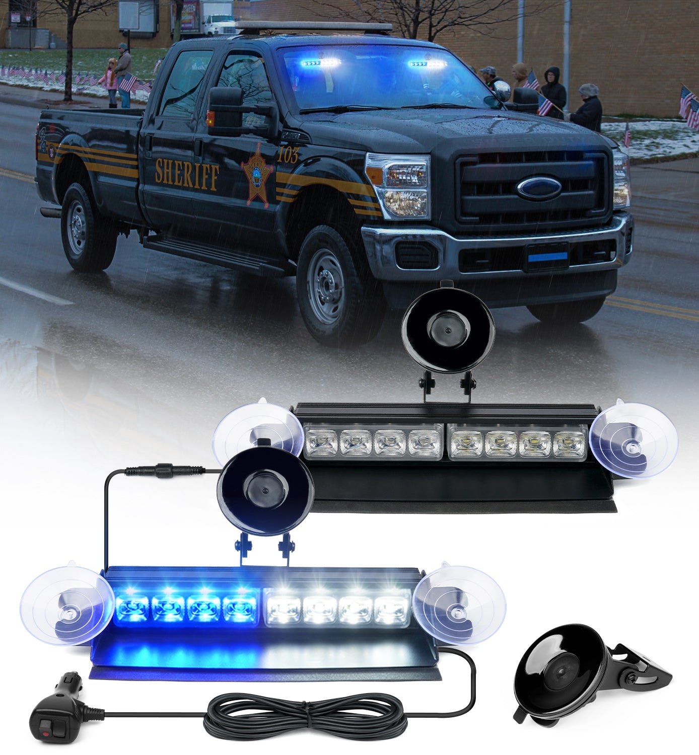 Emergency Dash Strobe Lights