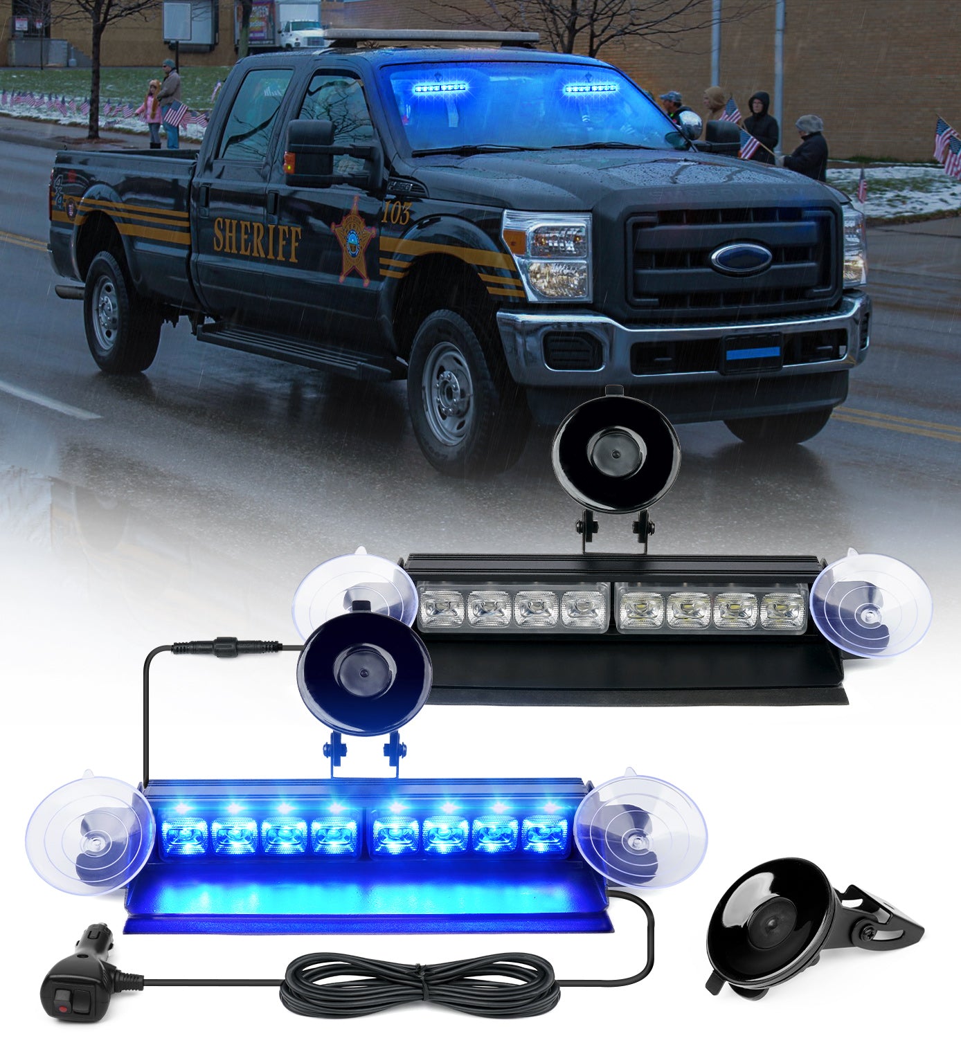 Emergency Dash Strobe Lights