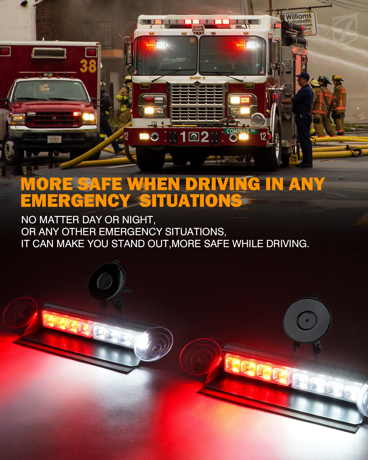 Emergency Dash Strobe Lights