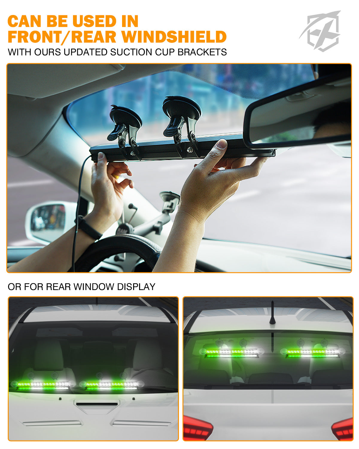 Windshield Dash Strobe Lights