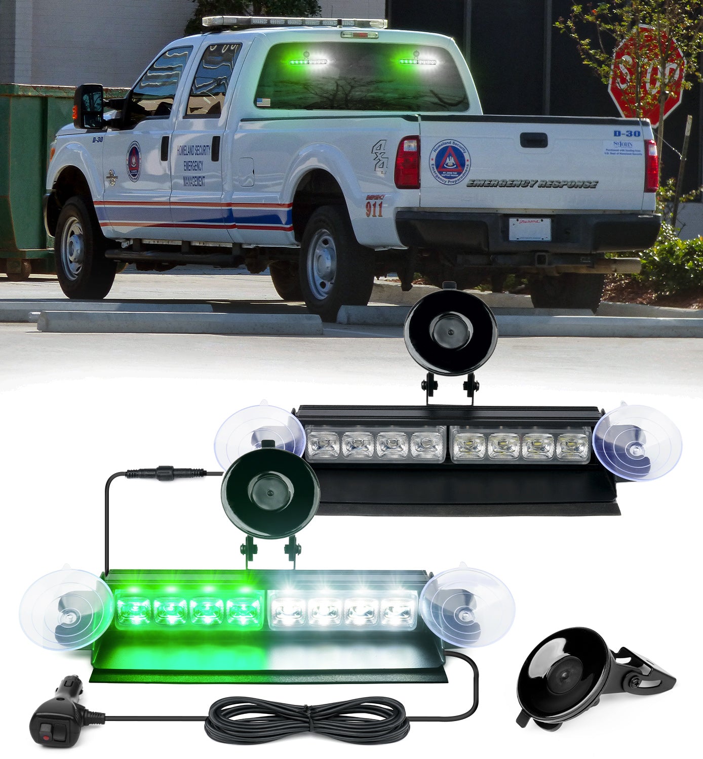 Emergency Dash Strobe Lights