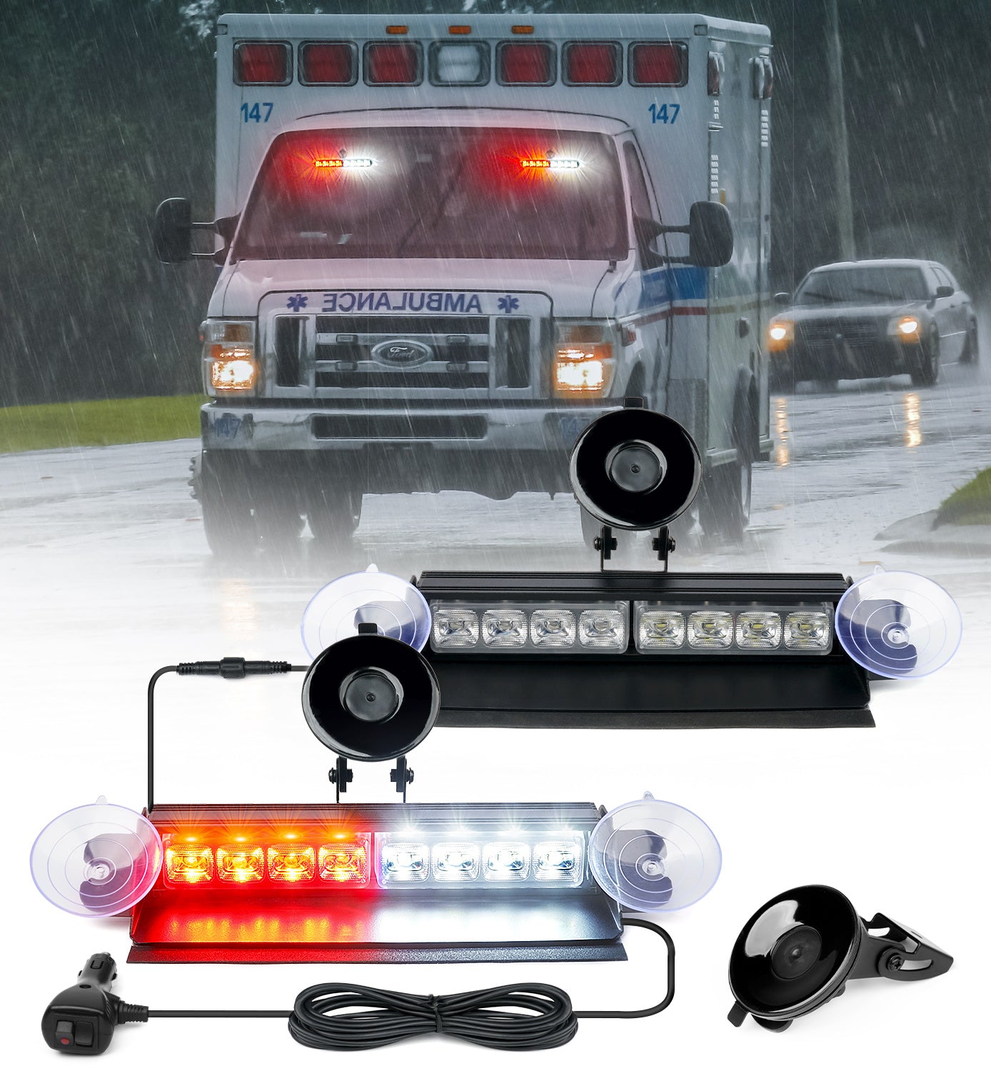 Emergency Dash Strobe Lights