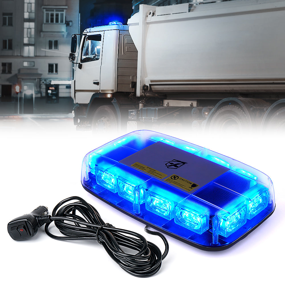 Mini LED Rooftop Strobe Light Bar with Magnetic Base | Blaze 2.0