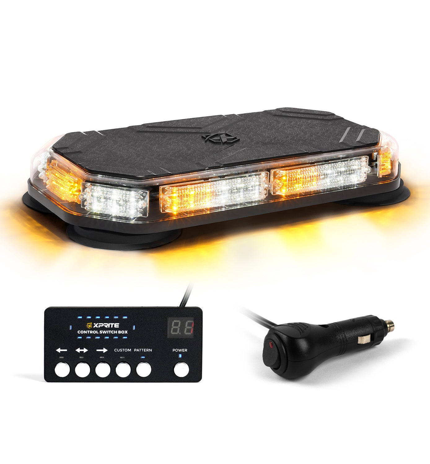 LED Emergency Strobe Light with Magnetic Mount