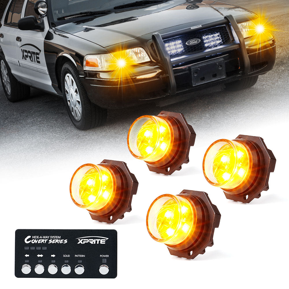 LED Hideaway Strobe Lights | Covert Series