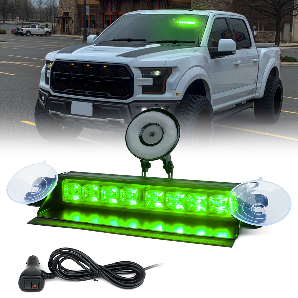 Windshield Strobe Light with Suction Cups