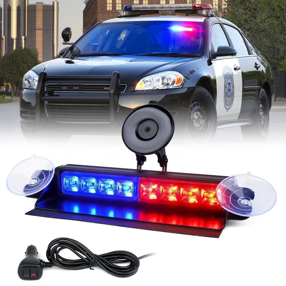 Windshield Strobe Light with Suction Cups
