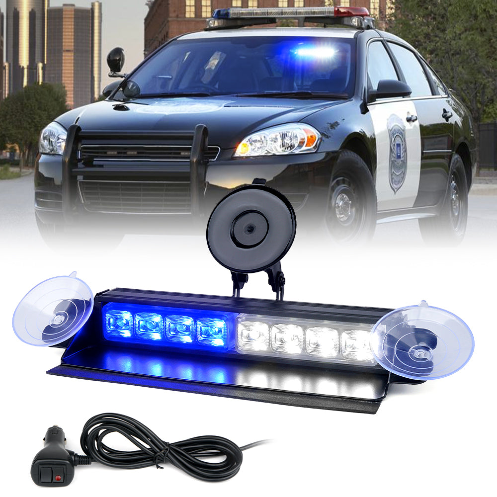 Windshield Strobe Light with Suction Cups