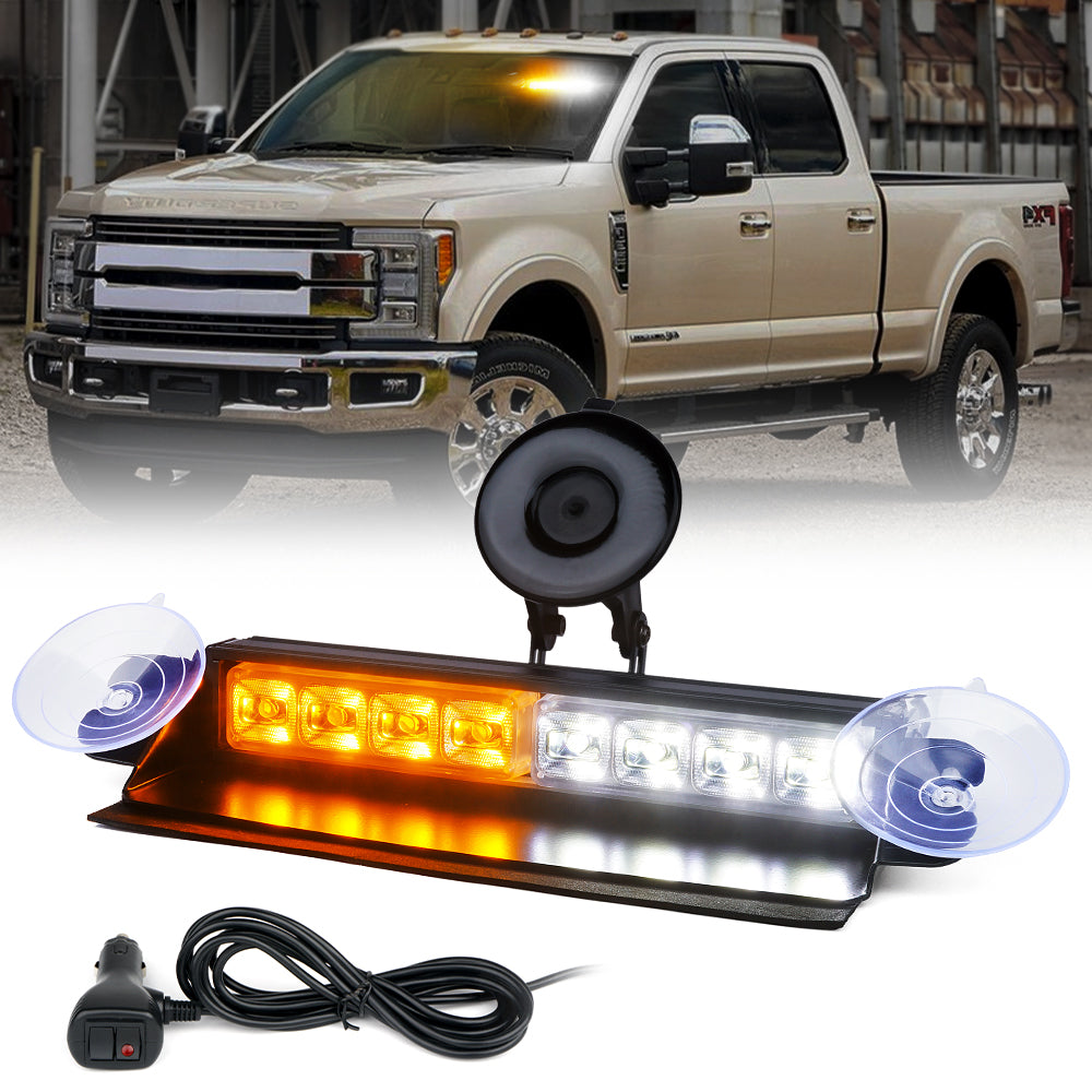 Windshield Strobe Light with Suction Cups