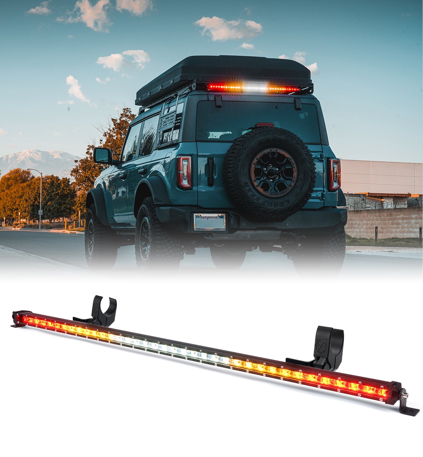 38" Slim LED Rear Chase Light Bar | SL Series