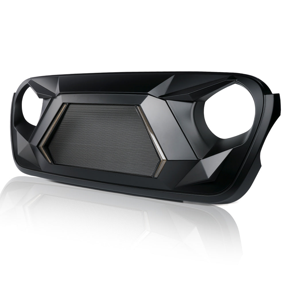Jeep Front Grille with Turn Signal for 2018+ Jeep Wrangler JL