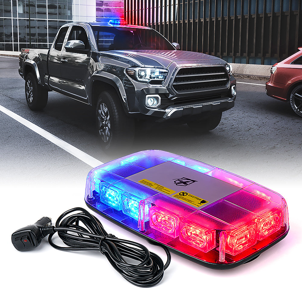 Mini LED Rooftop Strobe Light Bar with Magnetic Base | Blaze 2.0