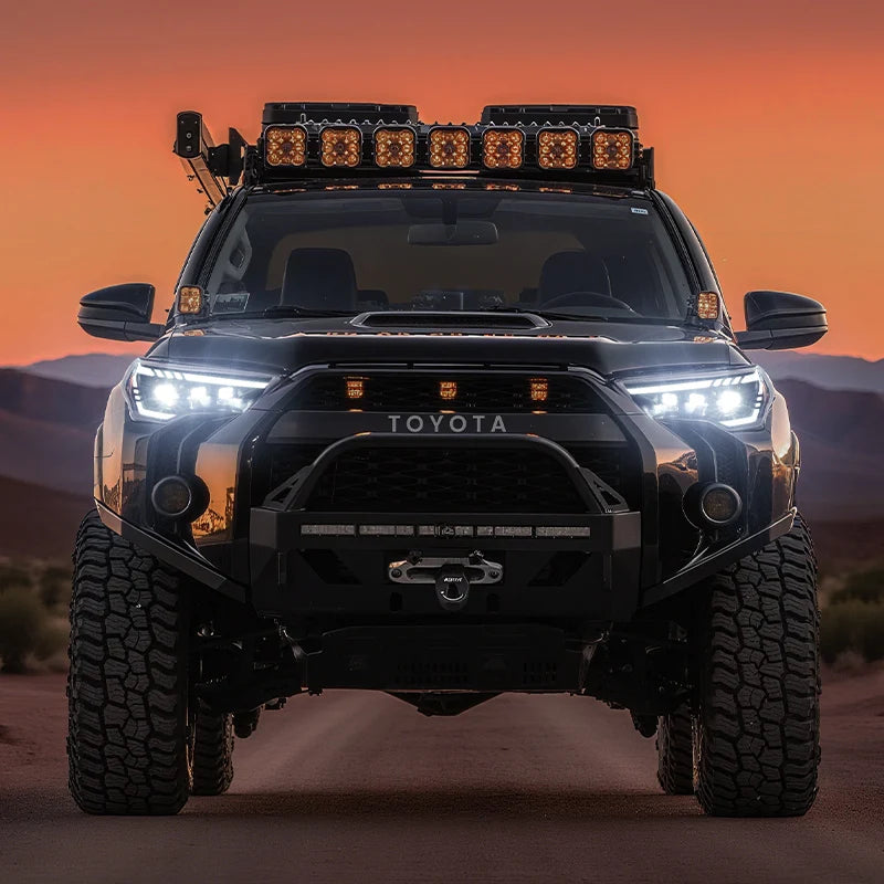 Full LED Headlights Projector with Amber Sequential Turn Signal for 2014-2024 Toyota 4Runner