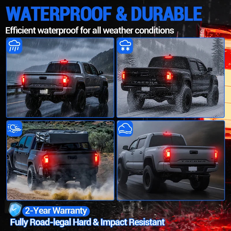 LED Tail Lights Assembly for 2016-2023 Toyota Tacoma