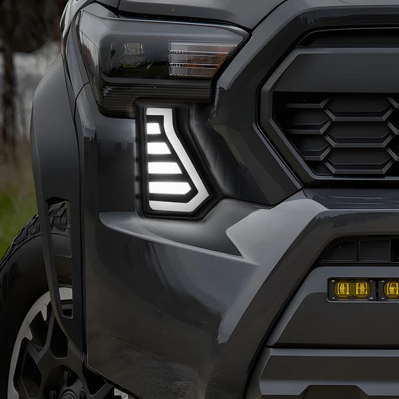 2024–2026 Tacoma Fang Lights with White DRL & Amber Sequential Signals
