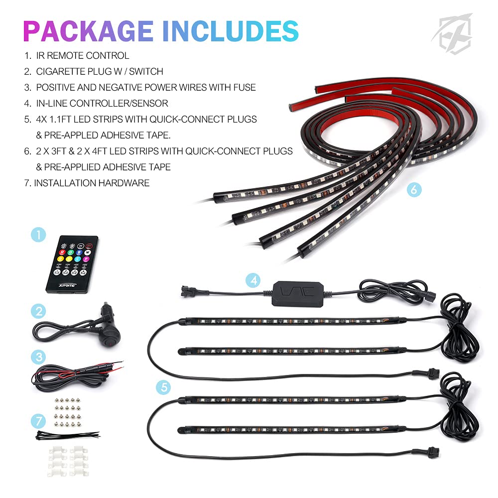 LED Underglow Light and Interior Light Kit | Fusion Series