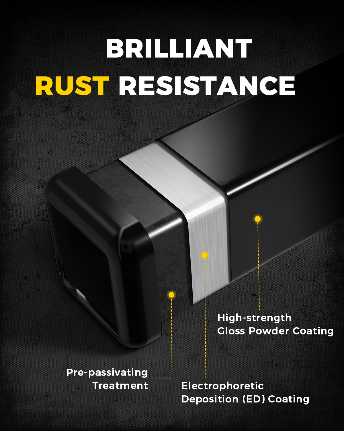 2 Inch Rear Receiver Tow Hitch for Jeep JK JL