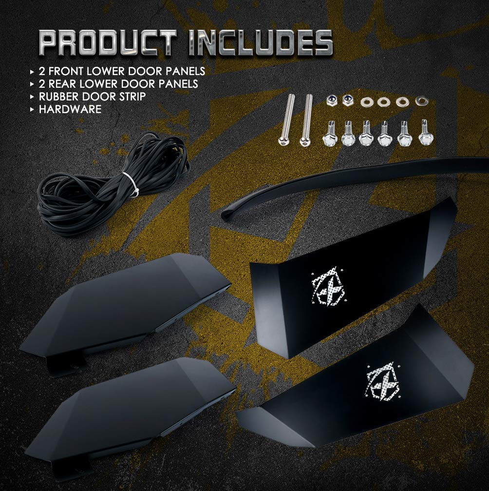 Can-Am Maverick X3 Max Aluminum Lower Door Panels Insert