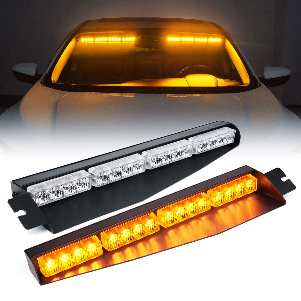 20" Dual LED Visor Windshield Strobe Lights | Elite Series
