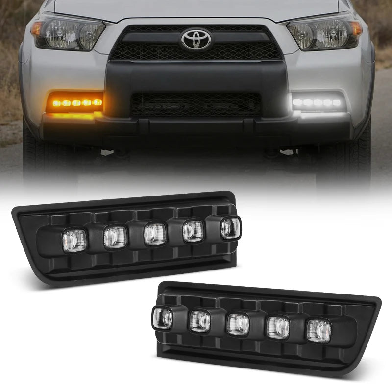 Switchback LED Fog Lights with Turn Signal Lights for 2010-2013 Toyota 4Runner