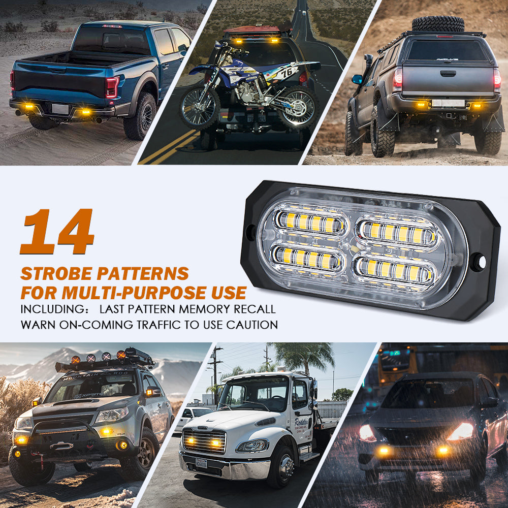 Surface Mount Grille Emergency Strobe Lights