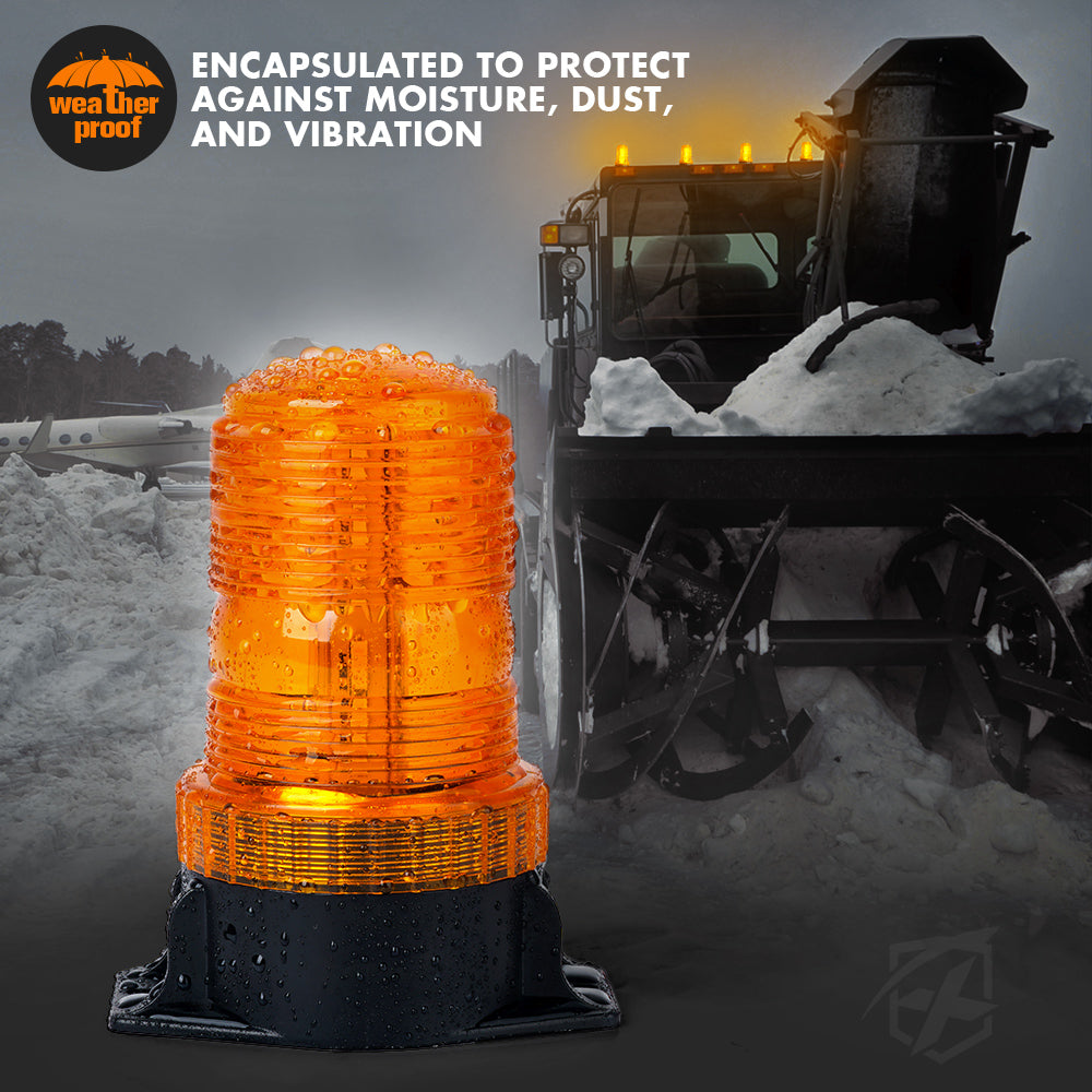LED Amber Forklift Beacon Strobe Light