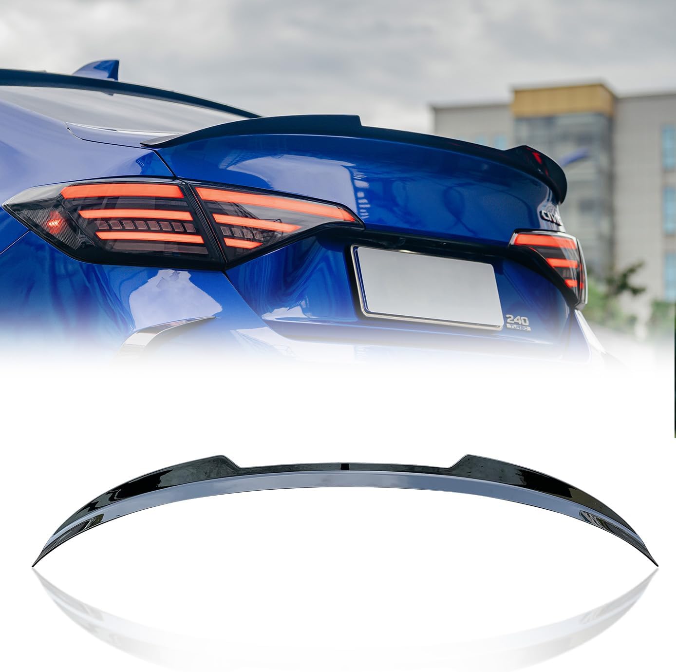 Xprite JDM Style Rear Trunk Spoiler Wing