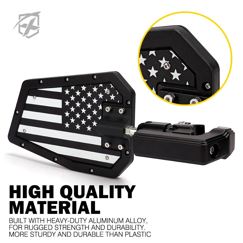 UTV Side Mirrors with Adjustable Bracket