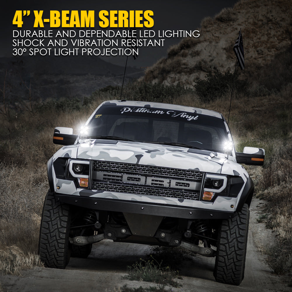 4" LED Light Pods | X-Beam Series