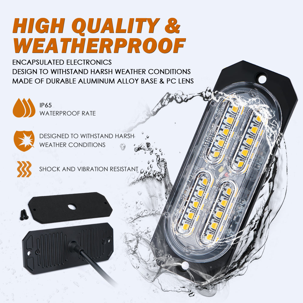 Surface Mount Grille Emergency Strobe Lights