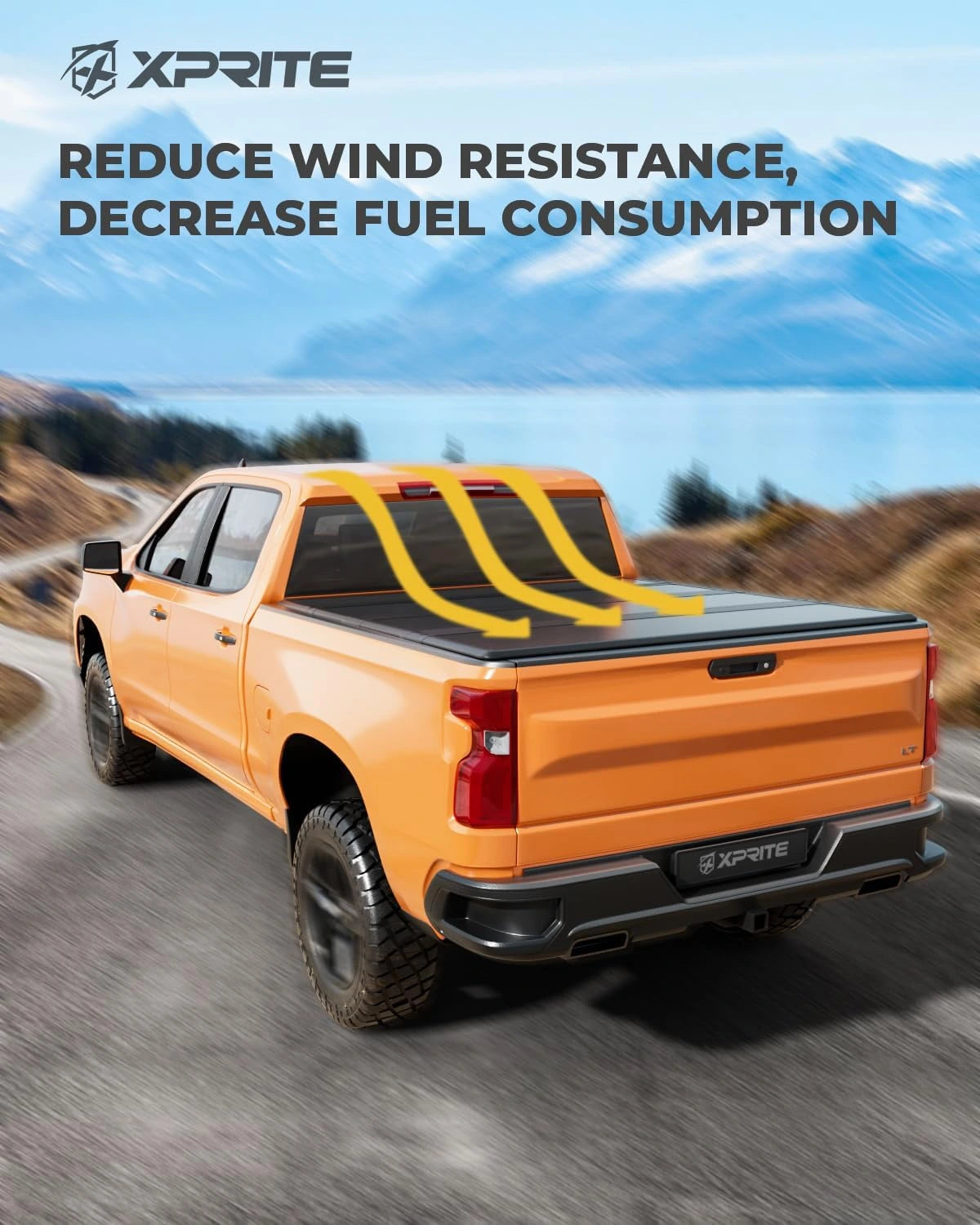 Hard Quad Fold Truck Bed Tonneau Cover for 2007-2026 Chevrolet Silverado