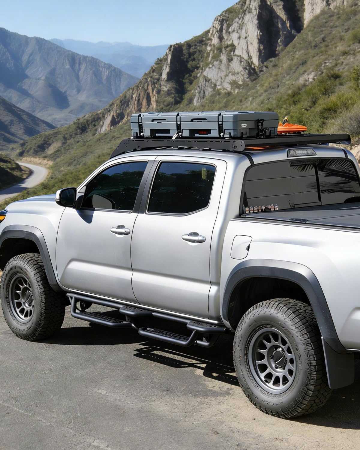 Xprite Running Boards for Toyota Tacoma Double Cab 2005-2023 – Heavy Duty 6.5" Side Steps Nerf Bars