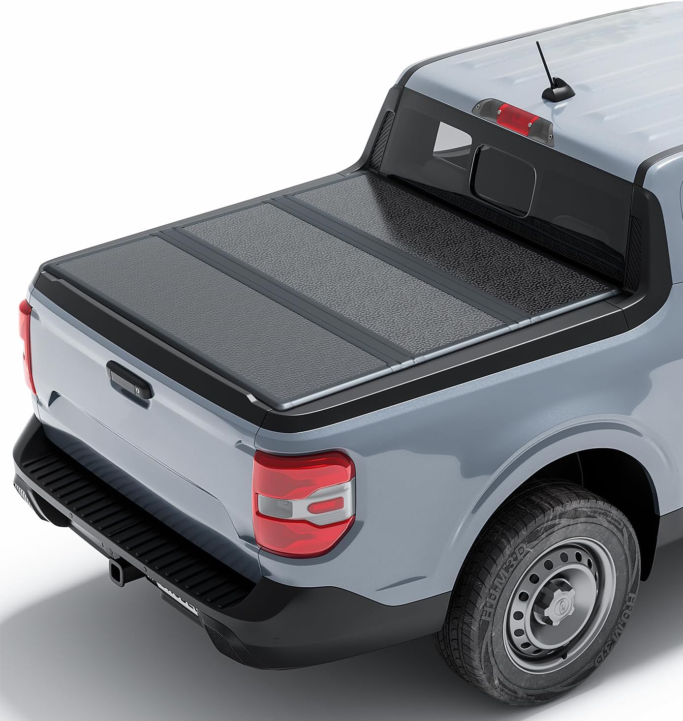 4.6ft FRP Hard Tri-Fold Truck Bed Tonneau Cover for 2022-2026 Ford Maverick