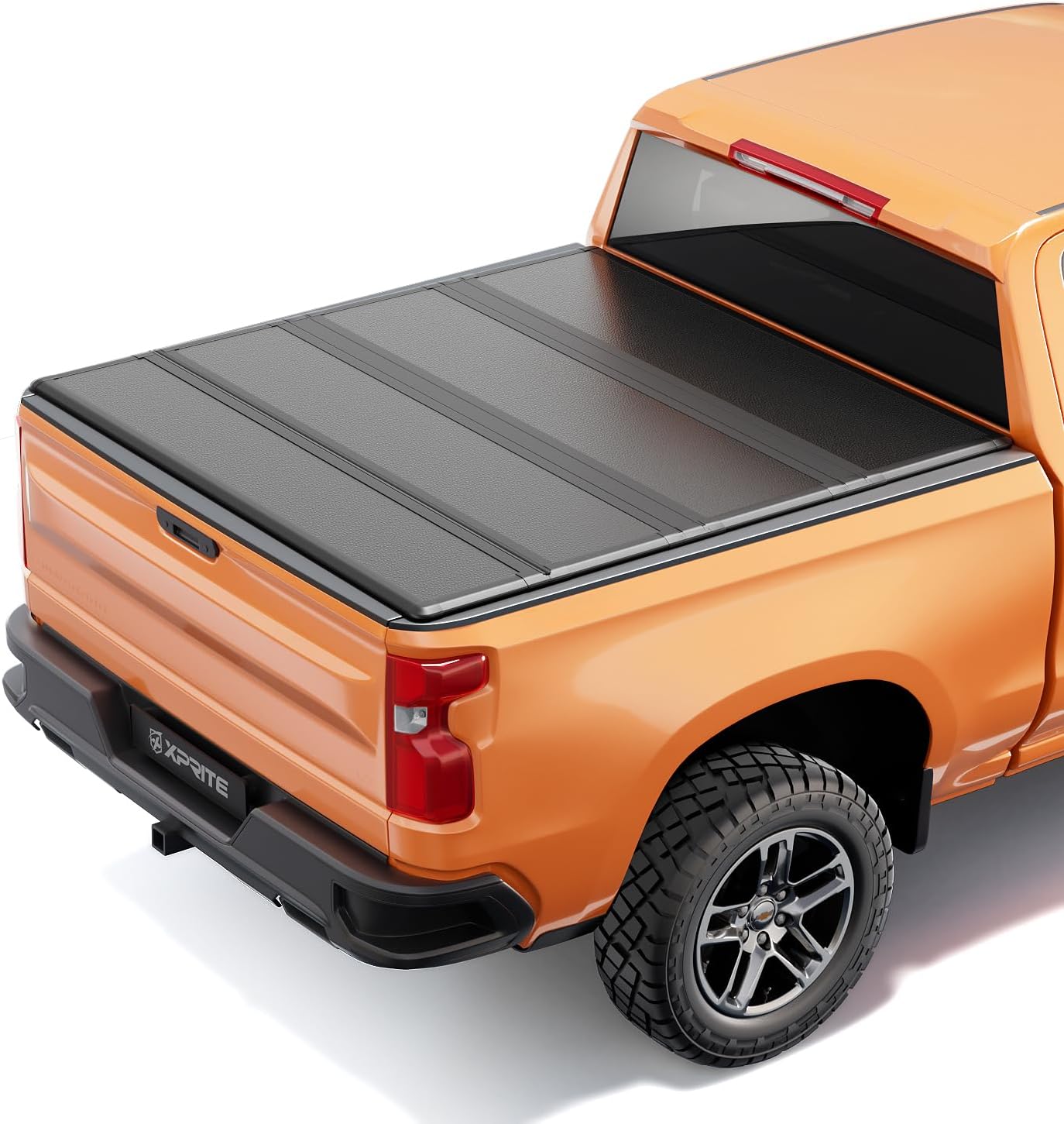 Hard Quad Fold Truck Bed Tonneau Cover for 2007-2026 Chevrolet Silverado