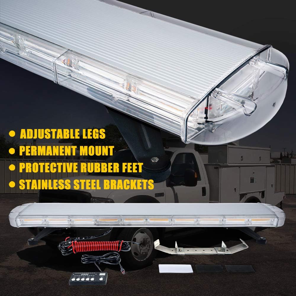 47 Inch Amber Rooftop Emergency Light Bar