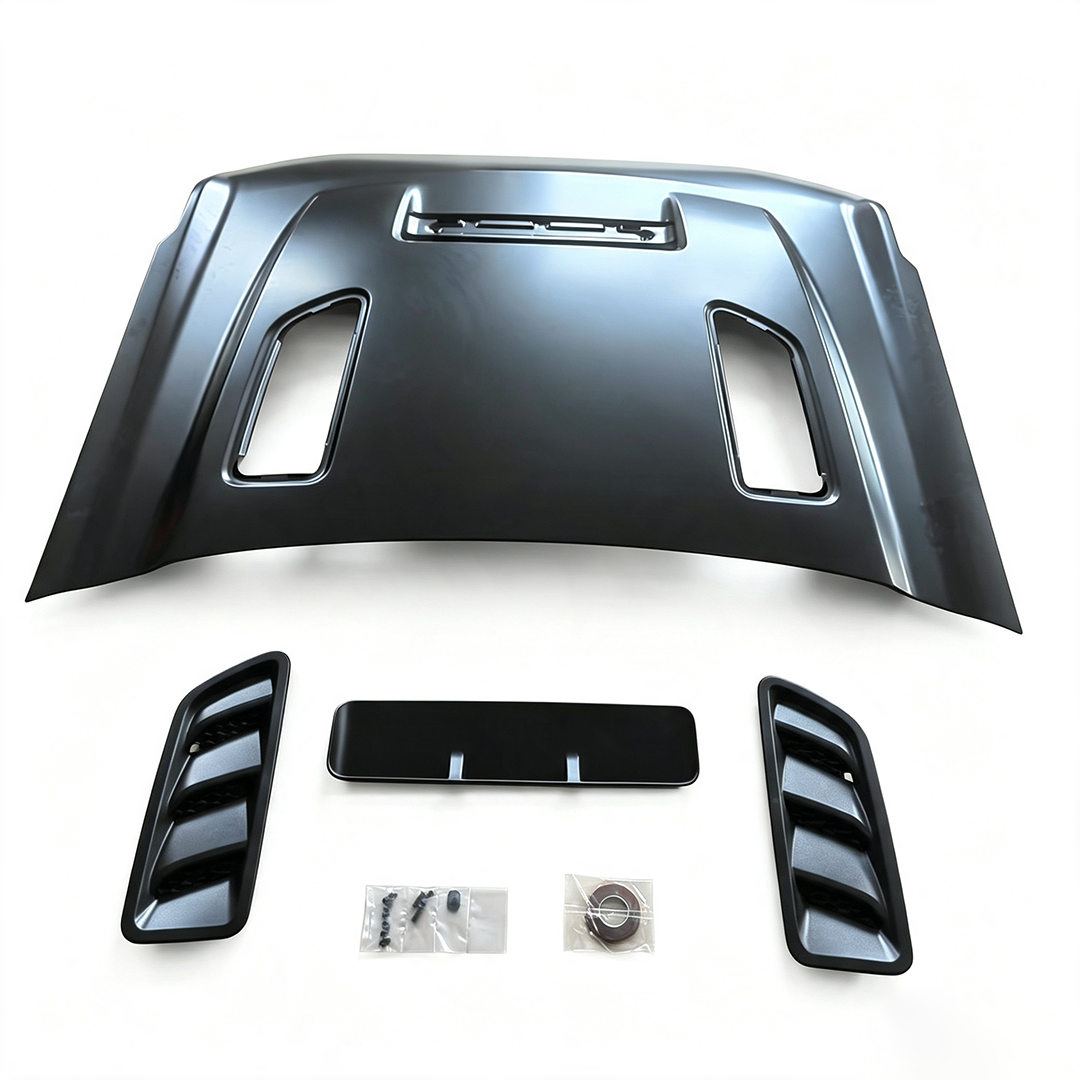 Unpainted Steel Vented Ford Bronco Hood | Untamed Series