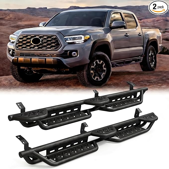 Xprite Running Boards for Toyota Tacoma Double Cab 2005-2023 – Heavy Duty 6.5" Side Steps Nerf Bars