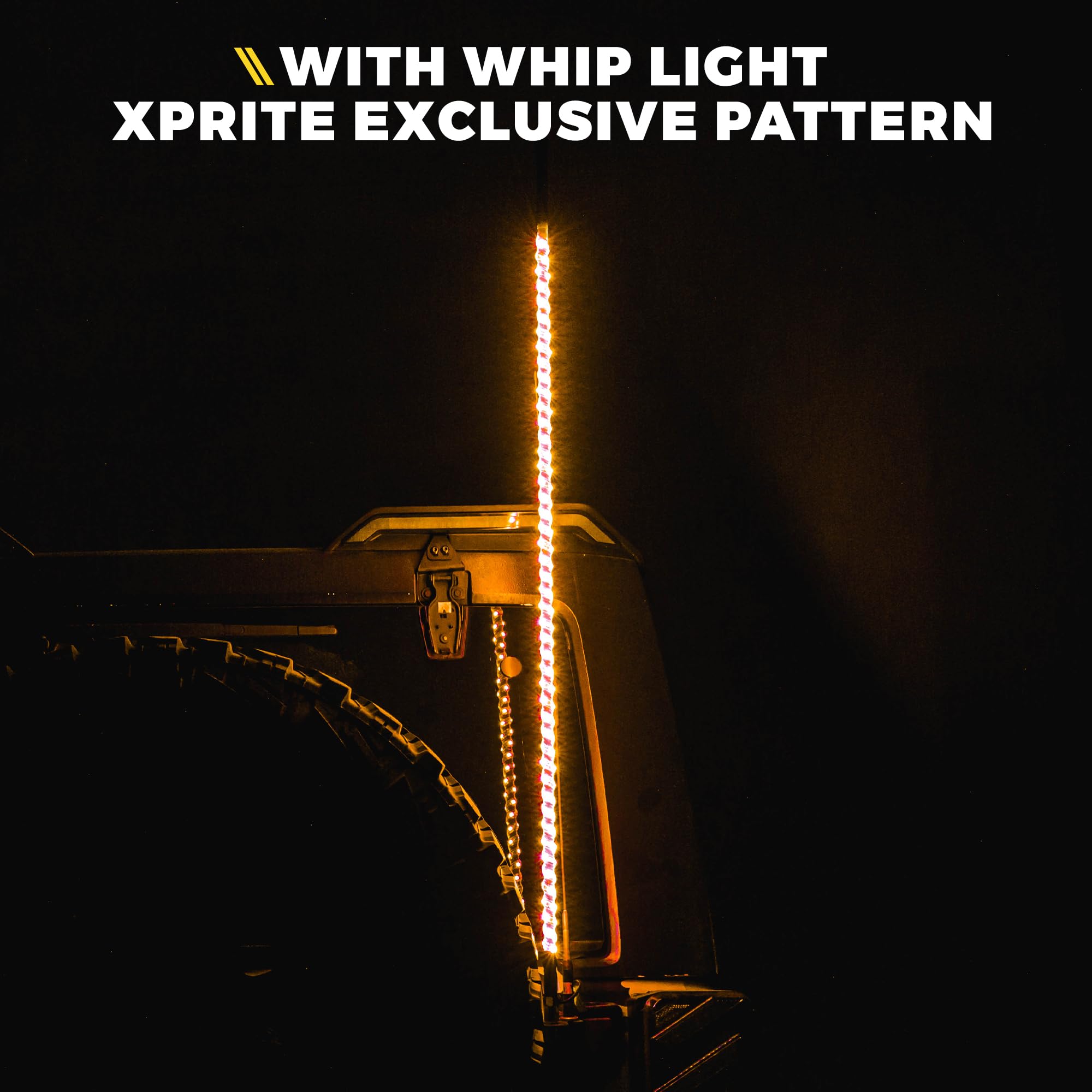 CB Radio Antenna with Whip Light 4FT