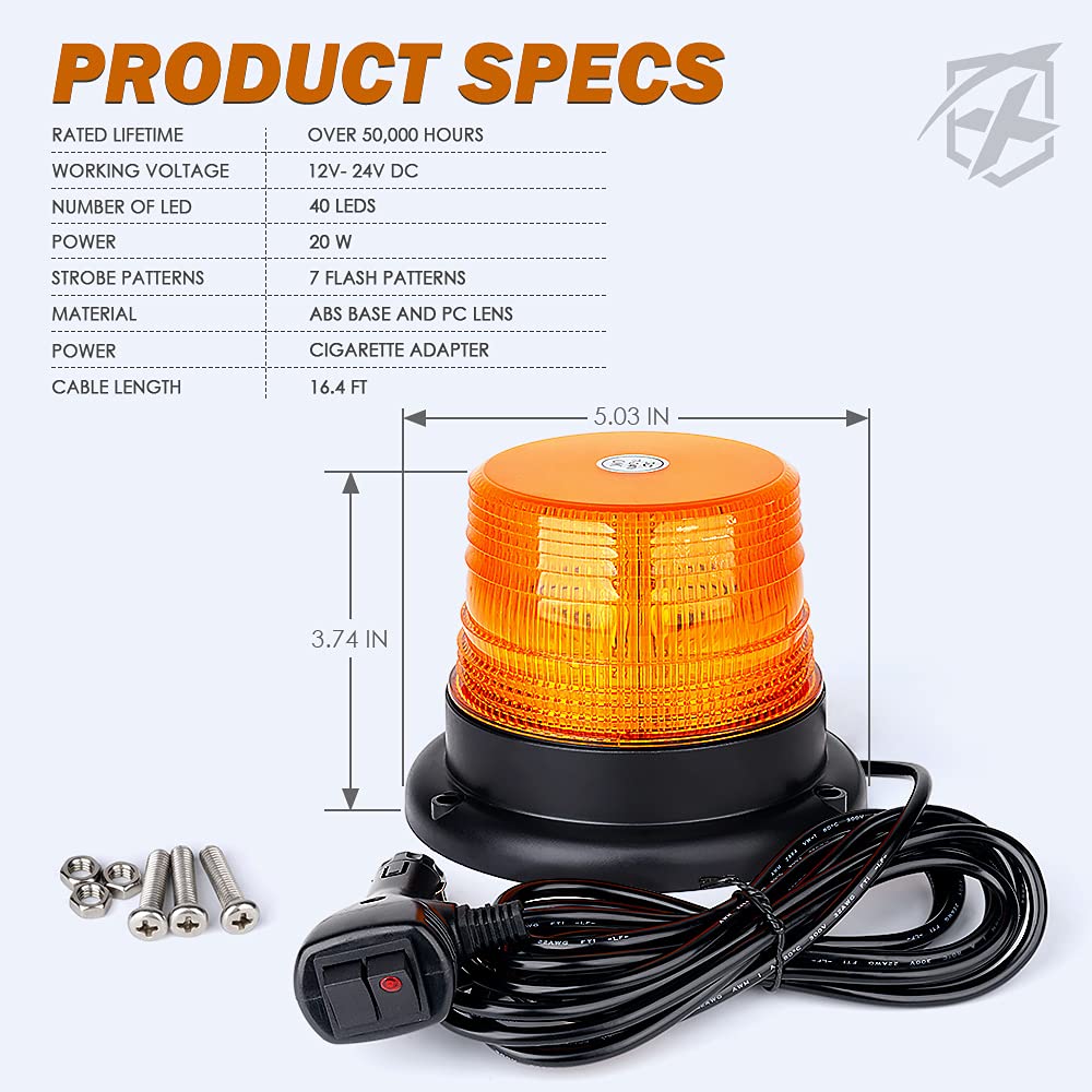 Beacon Light with Magnetic Mount | Nova Series