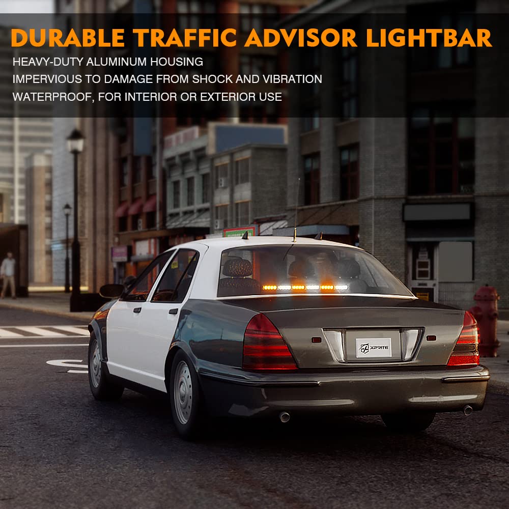 26" LED Traffic Advisor Strobe Light Bar | Controller 6 Series