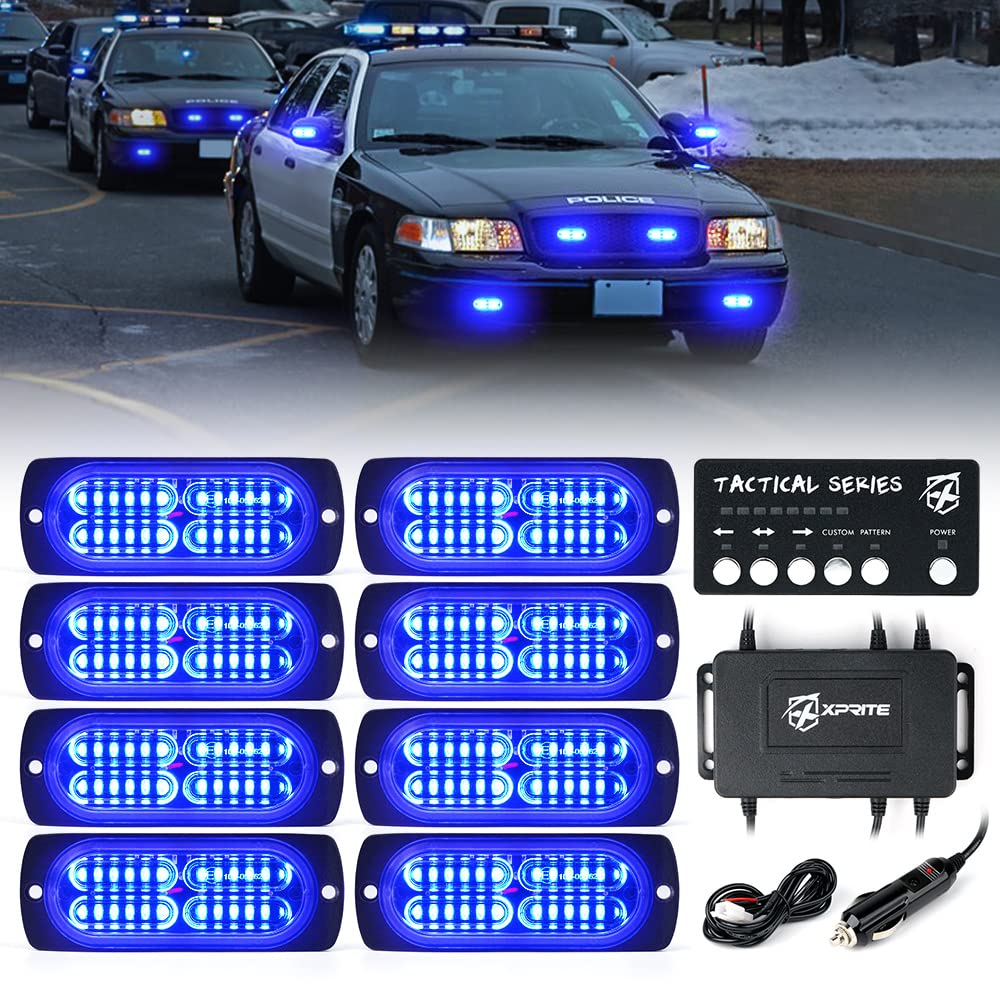 Grille and Surface Mount Light - Set of 8 | Tactical 24 Series