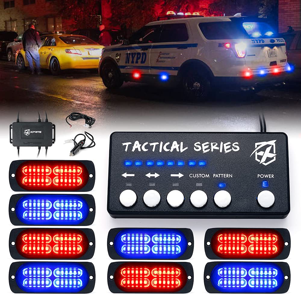 Grille and Surface Mount Light - Set of 8 | Tactical 24 Series