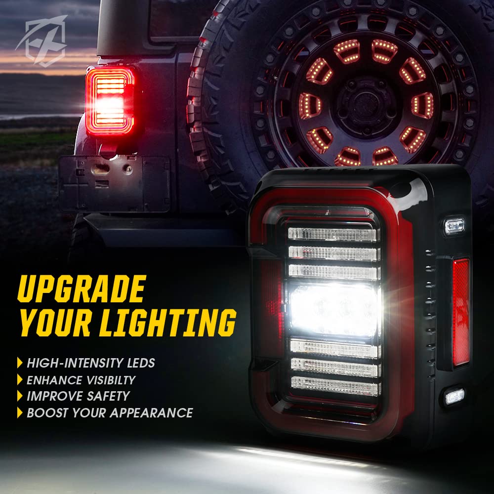 Jeep Wrangler JK LED Tail Lights | Inspire Series