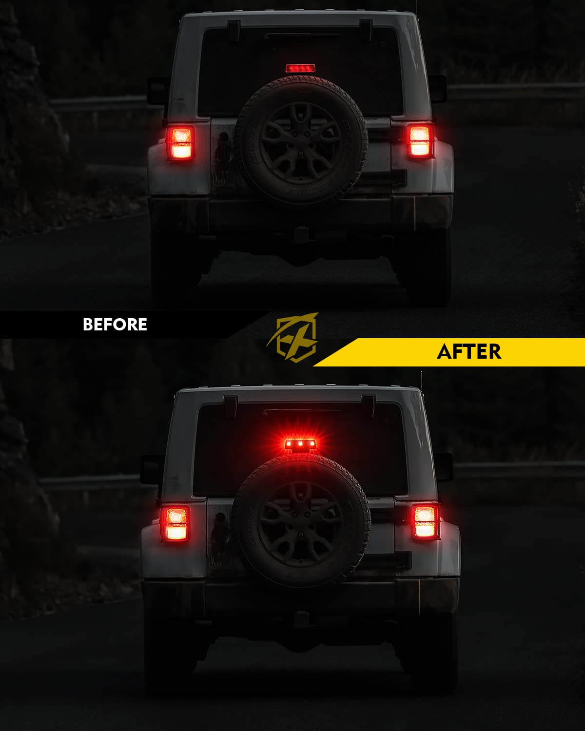 LED Third Brake Light for Jeep Wrangler JK