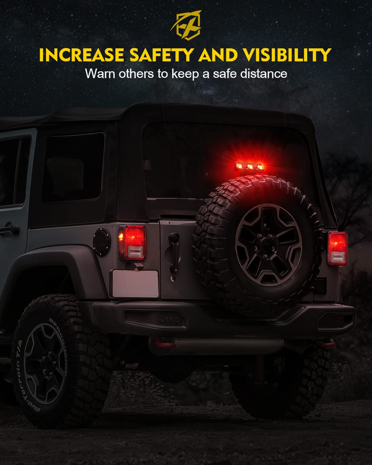 LED Third Brake Light for Jeep Wrangler JK