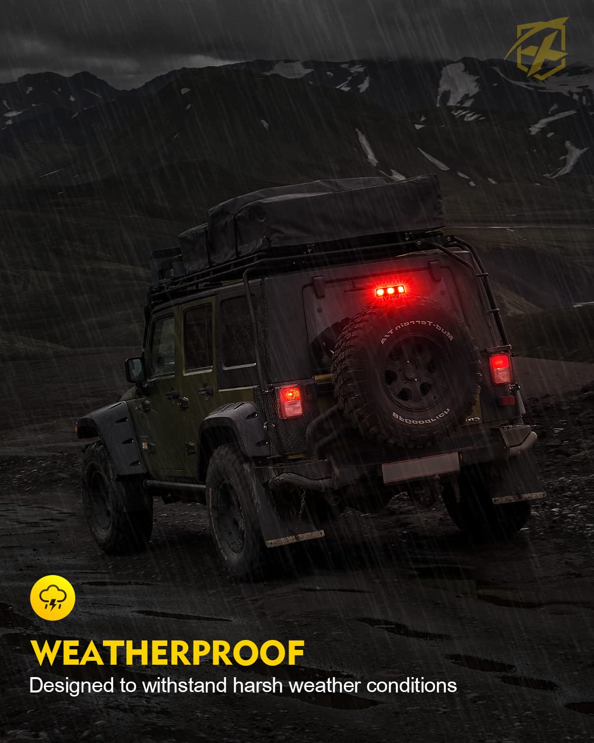 LED Third Brake Light for Jeep Wrangler JK