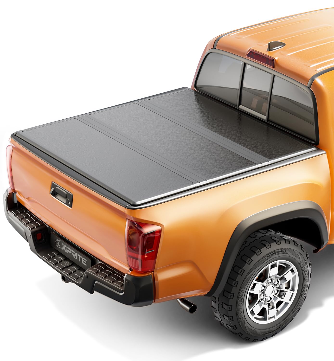 Xprite Hard Tri-Fold Truck Bed Tonneau Cover for 2024 2025 Toyota Tacoma