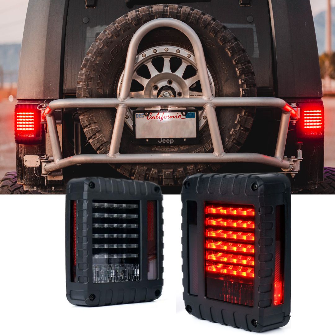 LED Tail Lights for Jeep Wrangler JK | Defender Series