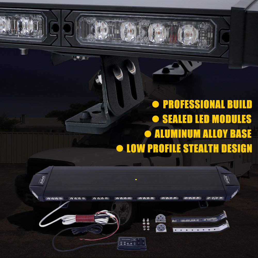 48" Directional Strobe Light Bar | Black Hawk Series