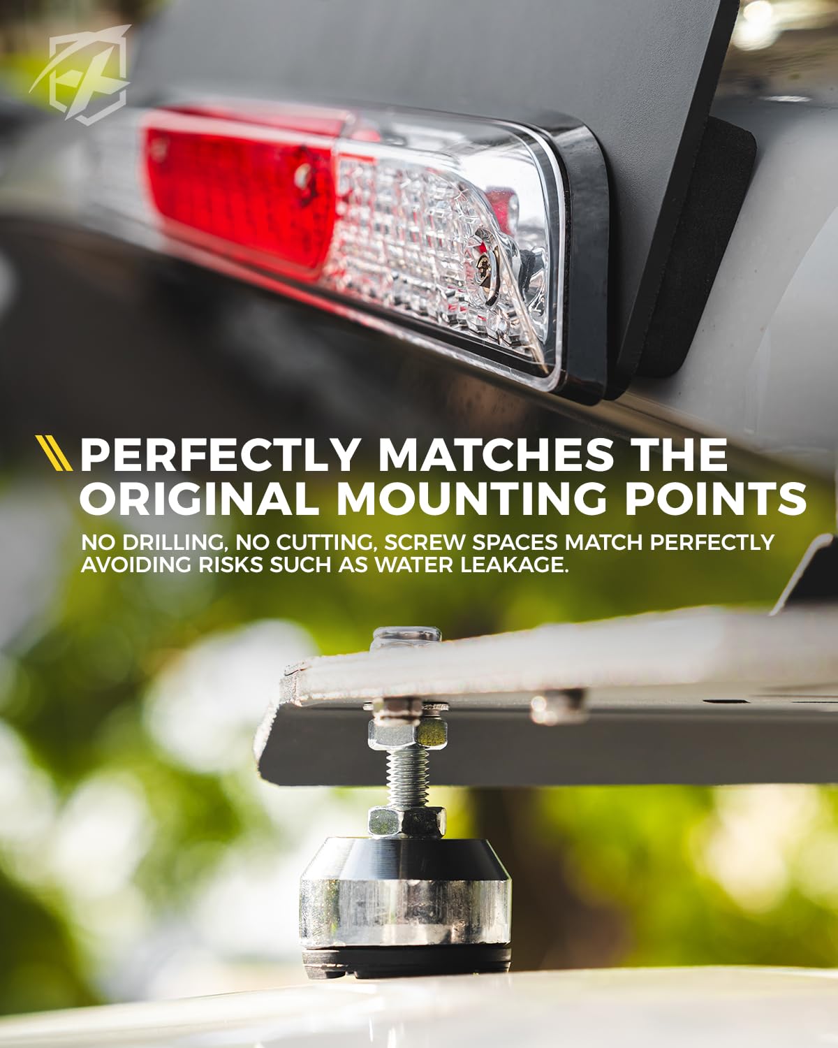Ford Pickup Truck Drill Free Light Bar Cab Mount for F150, F250 - F550